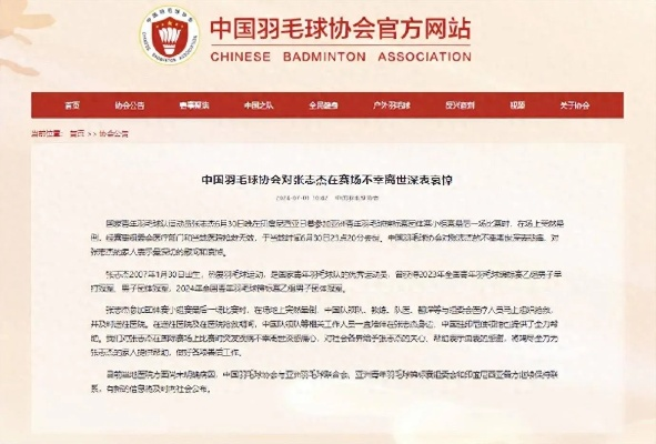 中国羽毛球协会官方网站介绍及使用指南-第3张图片-www.211178.com_果博福布斯