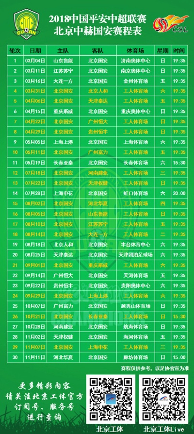 2016中超北京国安球票 2020赛季中超北京国安赛程表-第2张图片-www.211178.com_果博福布斯